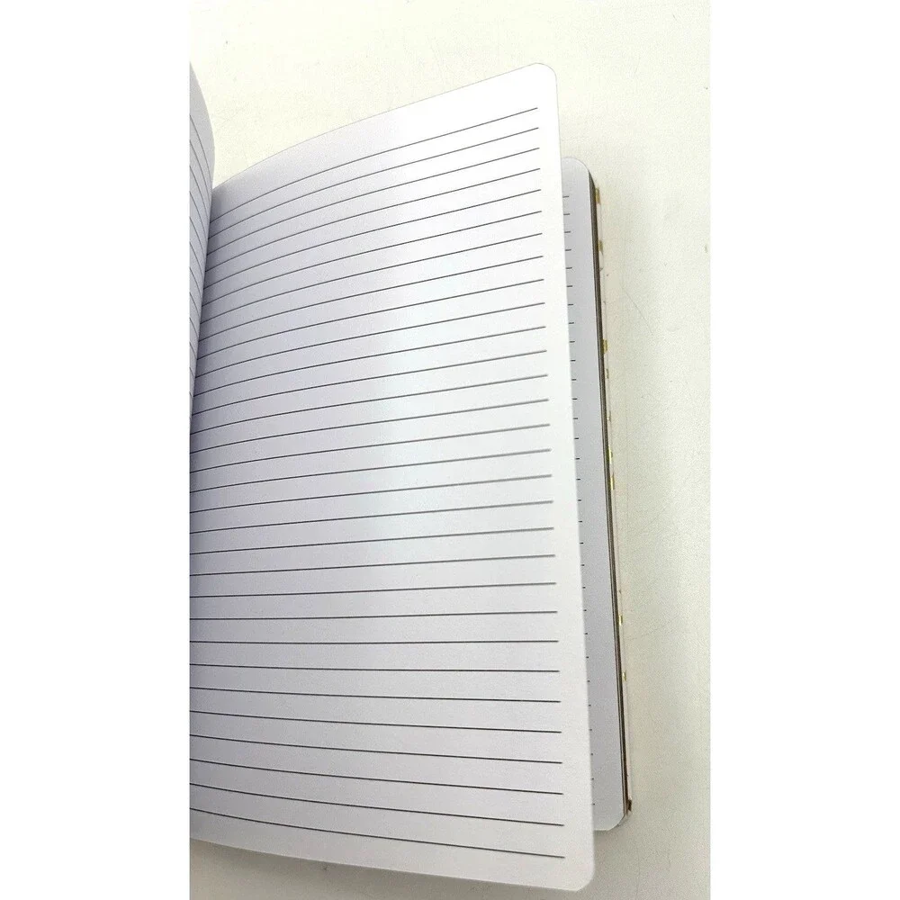 Shine Forever Star Journal BLANK Notebook Light Pink/Gold Stars
